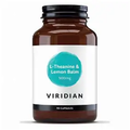 Brown supplement bottle with Viridian label on a white background